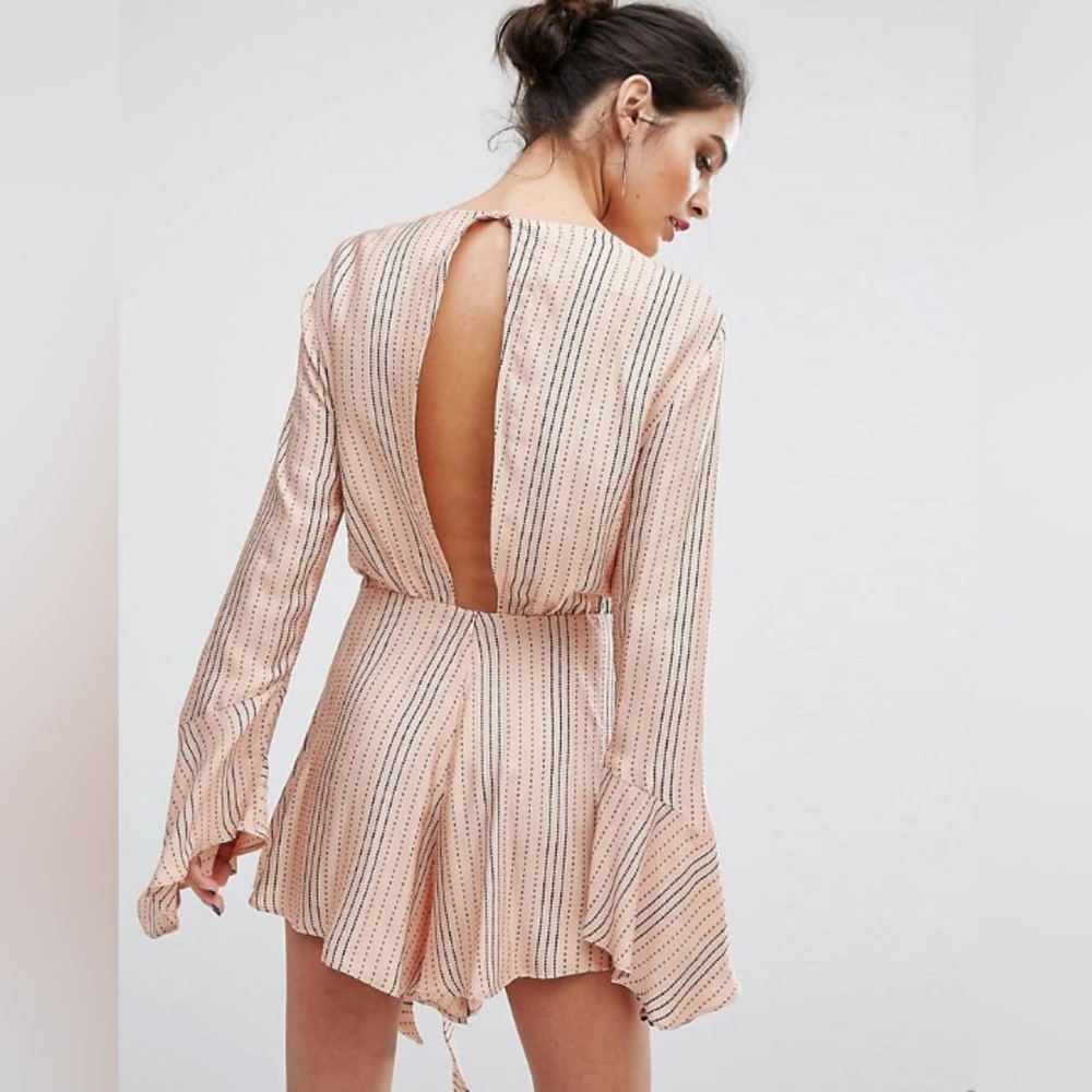 BEC + BRIDGE Pixie Dance Long Sleeve Bell Sleeve Playsuit - Picture 2 of 16